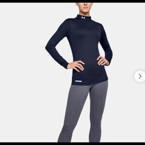 UNDER ARMOUR COLDGEAR MOCK COMPRESSION TOP SIZE‎